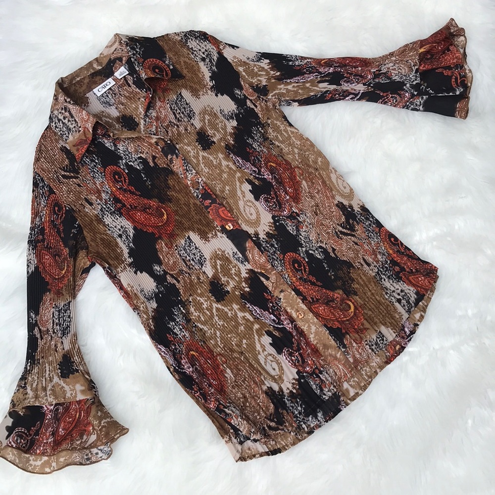 5/$25 Cato Fall Top Accordion Pleated Small